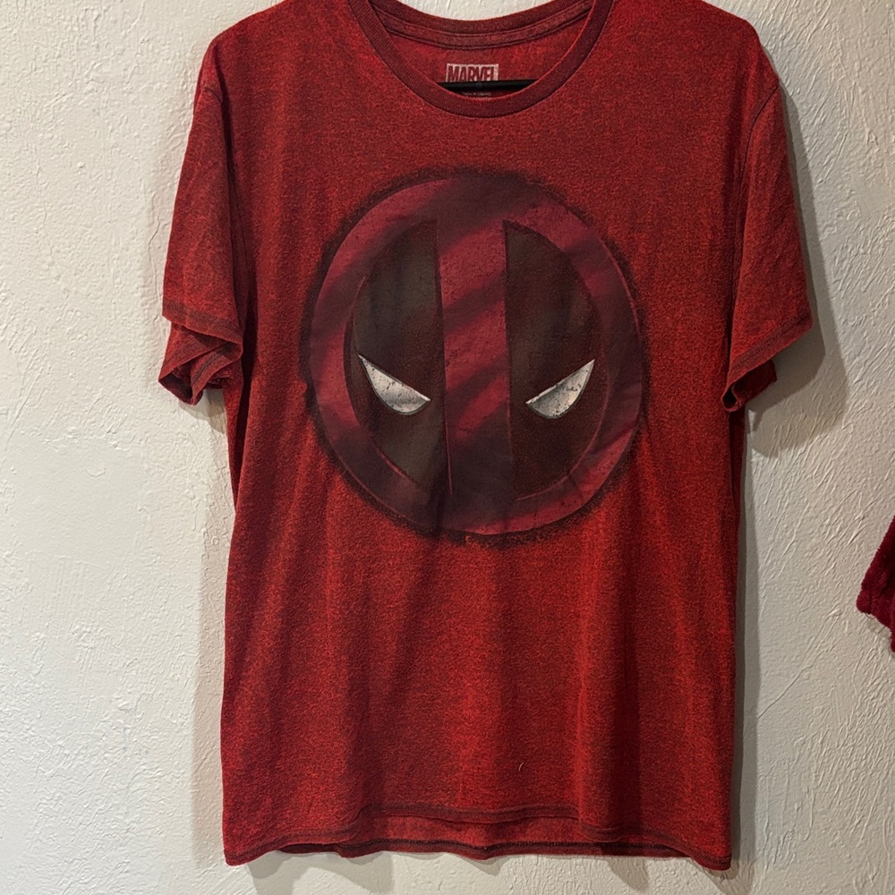 Marvel Red Deadpool Graphic Tee